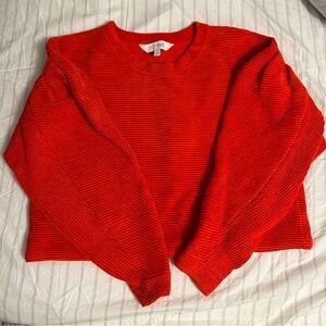 Intermix cropped chenille sweater - S